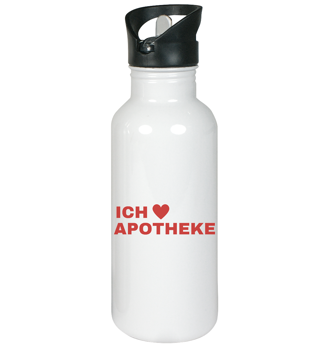 Ich liebe Apotheke - Edelstahl-Trinkflasche