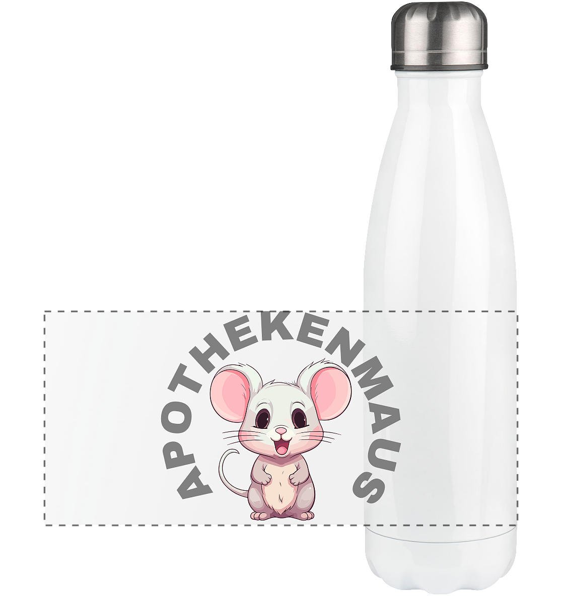 Apothekenmaus - Panorama Thermoflasche 500ml