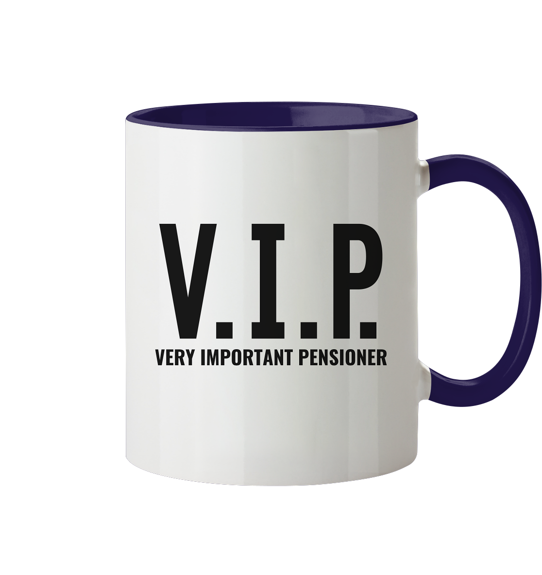 V.I.P. Very important pensioner - Tasse zweifarbig