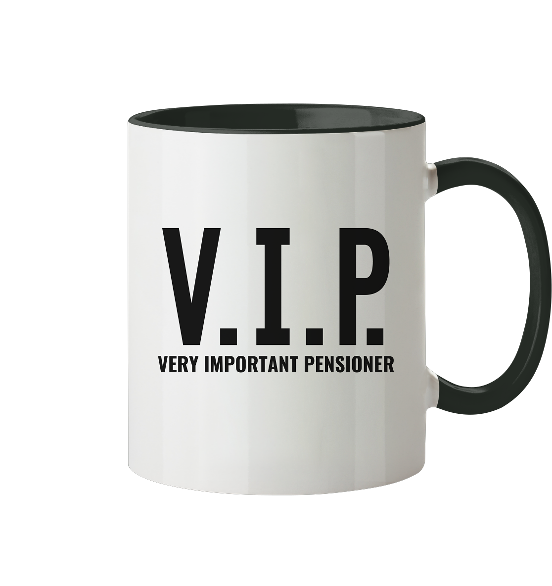 V.I.P. Very important pensioner - Tasse zweifarbig