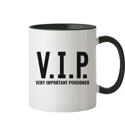 V.I.P. Very important pensioner - Tasse zweifarbig